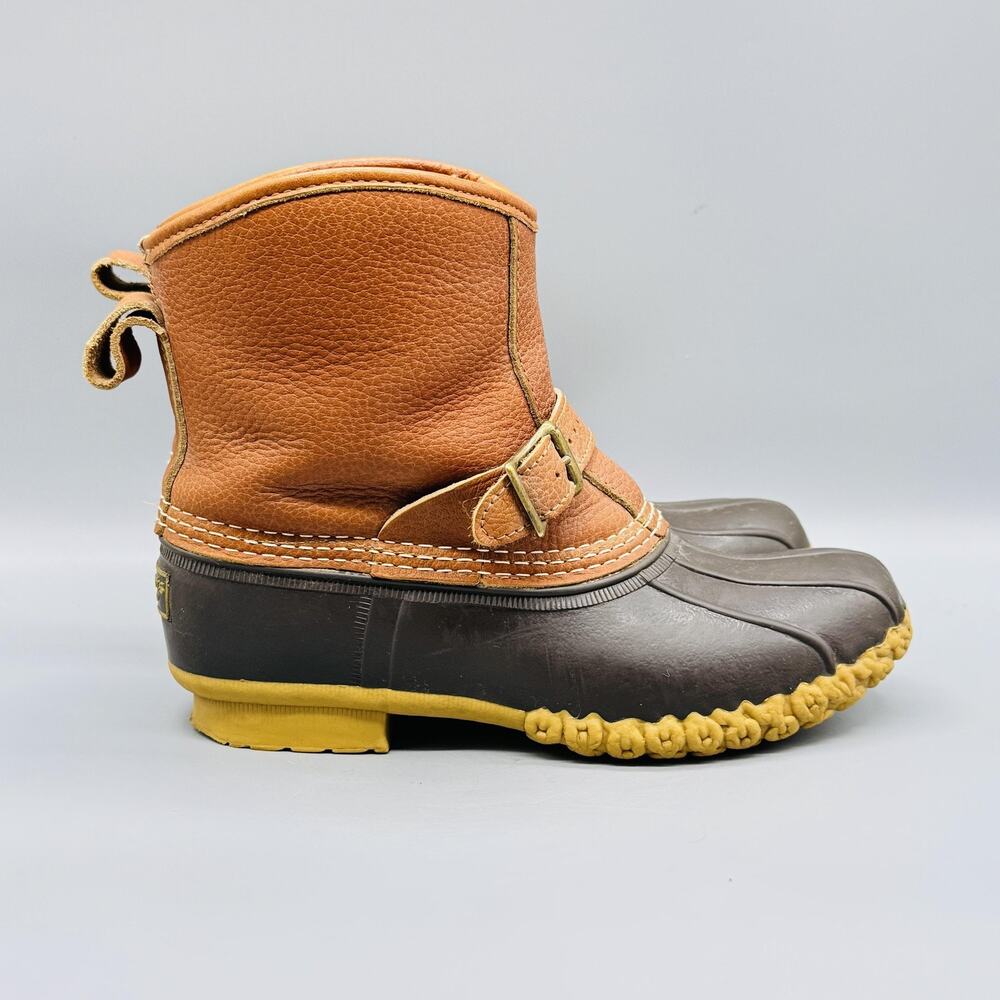 L.L. Bean Brown and Tan Winter Boots